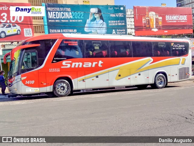 Viação Smart Transporte e Turismo 1410 na cidade de Campinas, São Paulo, Brasil, por Danilo Augusto. Número da foto: #9448933.