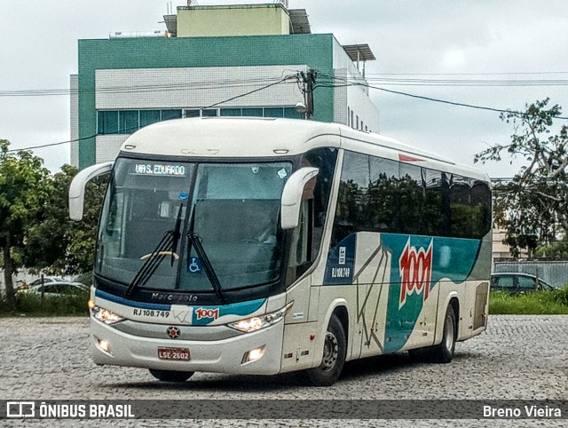 Auto Viação 1001 RJ 108.479 na cidade de Campos dos Goytacazes, Rio de Janeiro, Brasil, por Breno Vieira. ID da foto: 9448132.