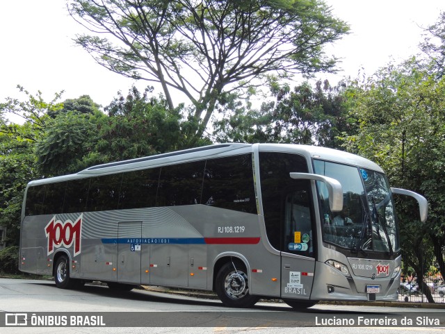 Auto Viação 1001 RJ108.1219 na cidade de São Paulo, São Paulo, Brasil, por Luciano Ferreira da Silva. ID da foto: 9447871.