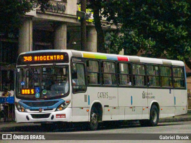Viação Redentor C47615 na cidade de Rio de Janeiro, Rio de Janeiro, Brasil, por Gabriel Brook. Número da foto: #9448909.
