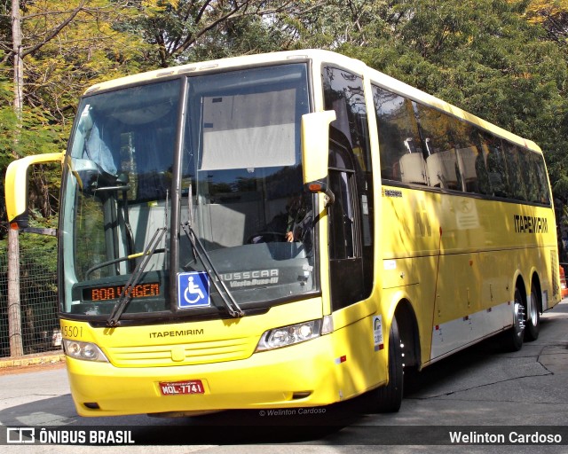 Viação Itapemirim 45501 na cidade de São Paulo, São Paulo, Brasil, por Welinton Cardoso. ID da foto: 9448273.