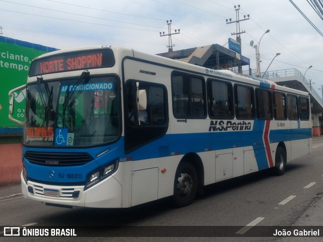 Viação Nossa Senhora da Penha RJ 188.013 na cidade de Nilópolis, Rio de Janeiro, Brasil, por João Gabriel. Número da foto: #9448191.