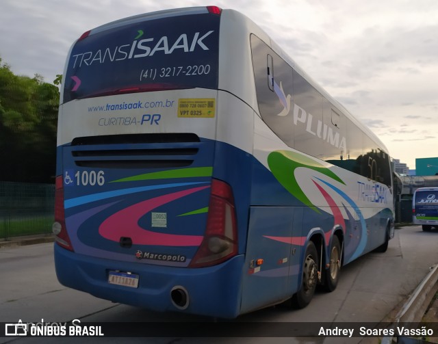 Trans Isaak Turismo 1006 na cidade de São Paulo, São Paulo, Brasil, por Andrey  Soares Vassão. Número da foto: #9450400.