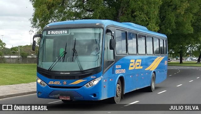 EVEL - Expresso Veraneio Ltda. 9511 na cidade de Porto Alegre, Rio Grande do Sul, Brasil, por JULIO SILVA. ID da foto: 9450055.