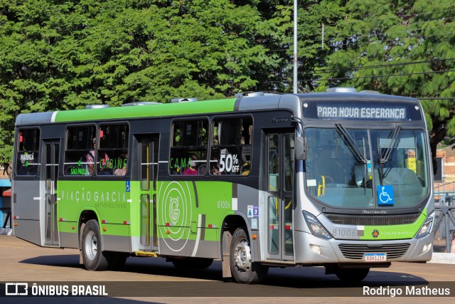 Viação Garcia 81006 na cidade de Maringá, Paraná, Brasil, por Rodrigo Matheus. Número da foto: #9452022.