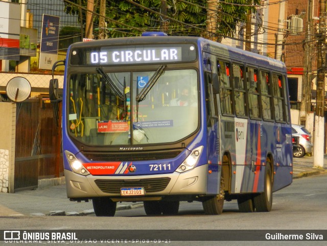 BR Mobilidade Baixada Santista 72111 na cidade de São Vicente, São Paulo, Brasil, por Guilherme Silva. Número da foto: #9451481.