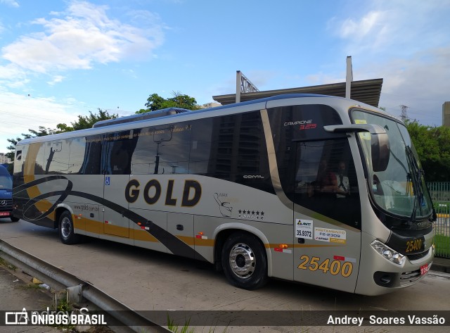 Gold Turismo e Fretamento 25400 na cidade de São Paulo, São Paulo, Brasil, por Andrey  Soares Vassão. ID da foto: 9449700.