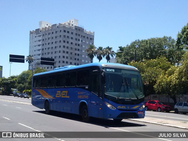 EVEL - Expresso Veraneio Ltda. 9518 na cidade de Porto Alegre, Rio Grande do Sul, Brasil, por JULIO SILVA. ID da foto: 9450056.