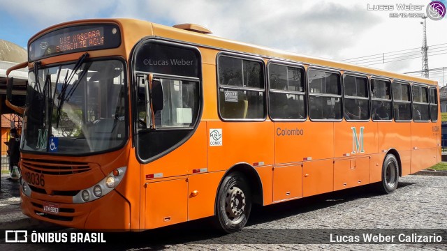 Viação Santo Ângelo 18036 na cidade de Curitiba, Paraná, Brasil, por Lucas Weber Calizario. Número da foto: #9450666.