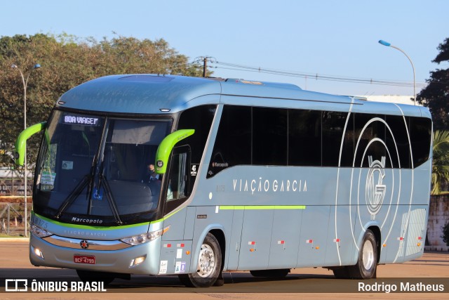 Viação Garcia 8175 na cidade de Maringá, Paraná, Brasil, por Rodrigo Matheus. Número da foto: #9453080.