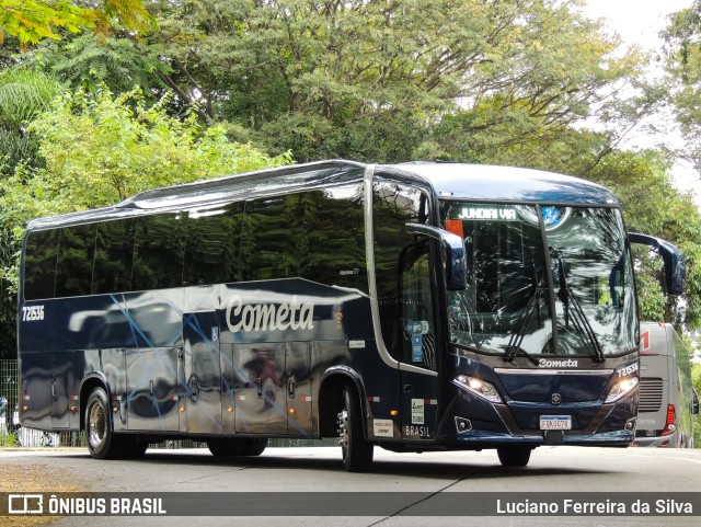 Viação Cometa 721536 na cidade de São Paulo, São Paulo, Brasil, por Luciano Ferreira da Silva. ID da foto: 9452846.