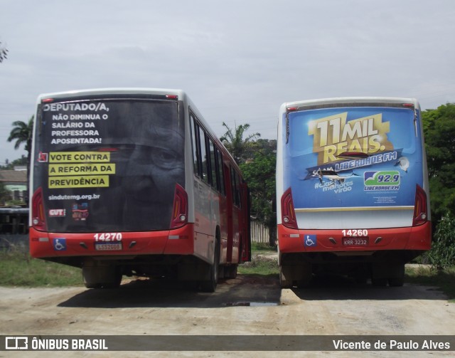 Expresso Unir 14260 na cidade de Pedro Leopoldo, Minas Gerais, Brasil, por Vicente de Paulo Alves. Número da foto: #9451454.