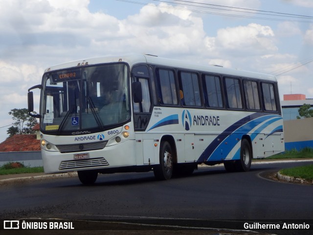 Viação Andrade 6800 na cidade de Araxá, Minas Gerais, Brasil, por Guilherme Antonio. ID da foto: 9450370.