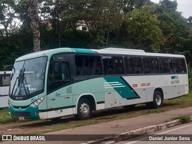 Santa Fé Transportes 116 na cidade de Itabirito, Minas Gerais, Brasil, por Daniel Junior Sena. Número da foto: #9450280.