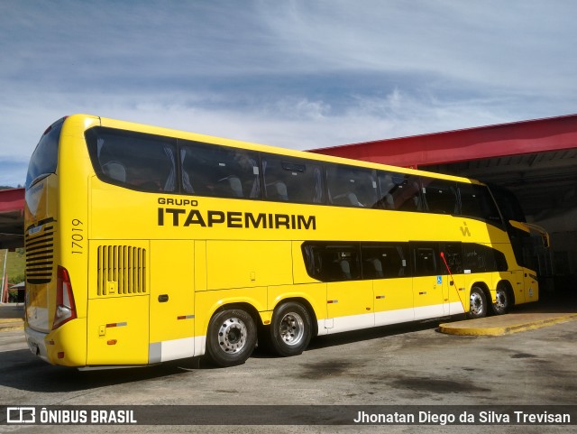 Viação Itapemirim 17019 na cidade de Queluz, São Paulo, Brasil, por Jhonatan Diego da Silva Trevisan. ID da foto: 9452330.