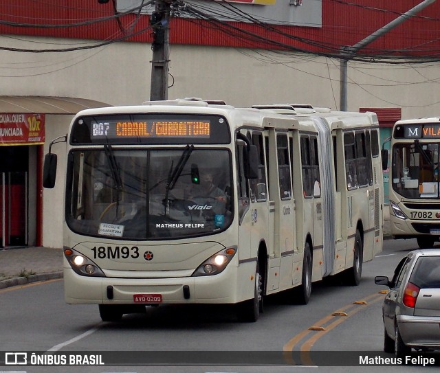 Viação Santo Ângelo 18M93 na cidade de Curitiba, Paraná, Brasil, por Matheus Felipe. Número da foto: #9449835.