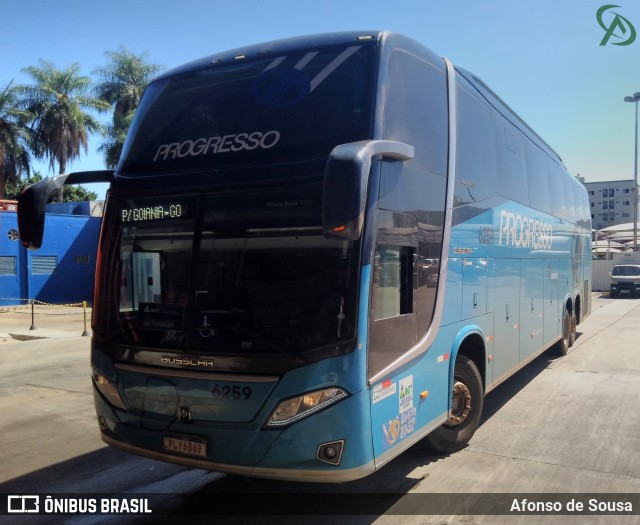 Auto Viação Progresso 6259 na cidade de Goiânia, Goiás, Brasil, por Afonso de Sousa. Número da foto: #9449892.