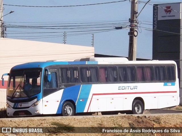 Editur 108 na cidade de Teresina, Piauí, Brasil, por Francisco de Assis Rodrigues da Silva. ID da foto: 9515426.