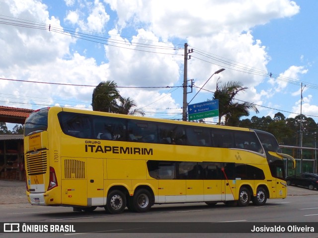Viação Itapemirim 17011 na cidade de Embu das Artes, São Paulo, Brasil, por Josivaldo Oliveira. Número da foto: #9516947.