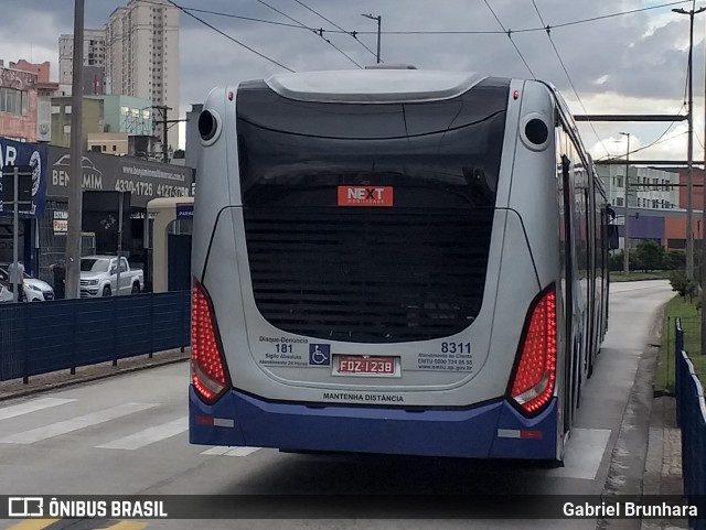Next Mobilidade - ABC Sistema de Transporte 8311 na cidade de São Bernardo do Campo, São Paulo, Brasil, por Gabriel Brunhara. Número da foto: #9517923.