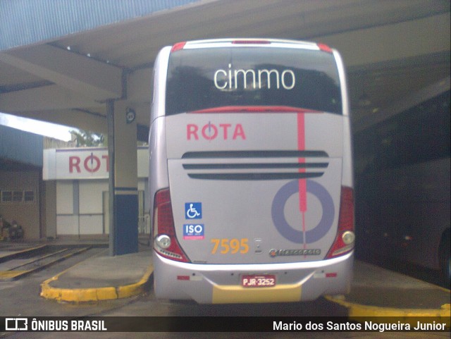 Rota Transportes Rodoviários 7595 na cidade de Salvador, Bahia, Brasil, por Mario dos Santos Nogueira Junior. ID da foto: 9515521.