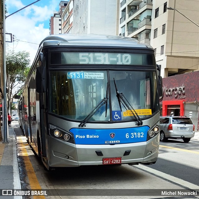 Viação Paratodos > São Jorge > Metropolitana São Paulo > Mobibrasil 6 3182 na cidade de São Paulo, São Paulo, Brasil, por Michel Nowacki. Número da foto: #9516490.