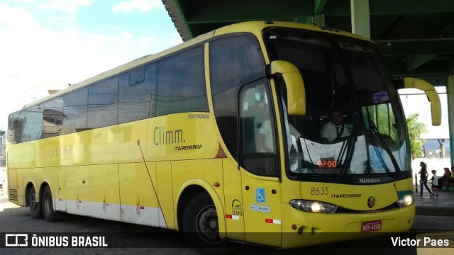 Viação Itapemirim 8635 na cidade de Ipueiras, Ceará, Brasil, por Victor Paes. ID da foto: 9515848.