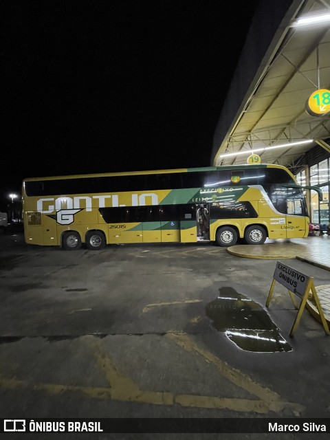 Empresa Gontijo de Transportes 25015 na cidade de Perdões, Minas Gerais, Brasil, por Marco Silva. Número da foto: #9515710.