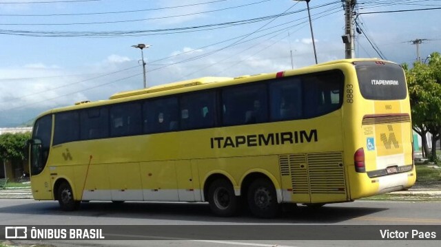 Viação Itapemirim 8883 na cidade de Ipueiras, Ceará, Brasil, por Victor Paes. ID da foto: 9515857.