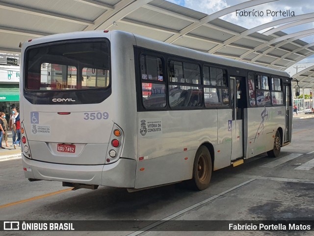Viação Rosa Vitória da Conquista 3509 na cidade de Vitória da Conquista, Bahia, Brasil, por Fabrício Portella Matos. Número da foto: #9516062.