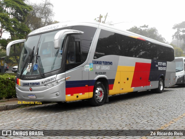 Liamar Turismo RJ 439.001 na cidade de Petrópolis, Rio de Janeiro, Brasil, por Zé Ricardo Reis. Número da foto: #9516349.