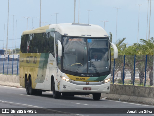 Empresa Gontijo de Transportes 18320 na cidade de Jaboatão dos Guararapes, Pernambuco, Brasil, por Jonathan Silva. ID da foto: 9537776.