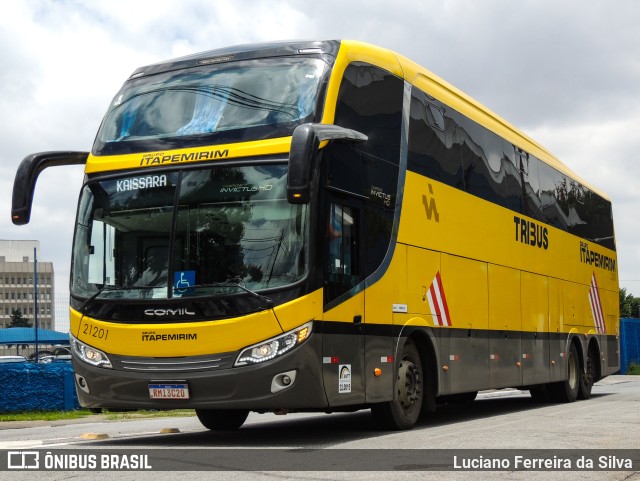 Viação Itapemirim 21201 na cidade de São Paulo, São Paulo, Brasil, por Luciano Ferreira da Silva. Número da foto: #9538629.