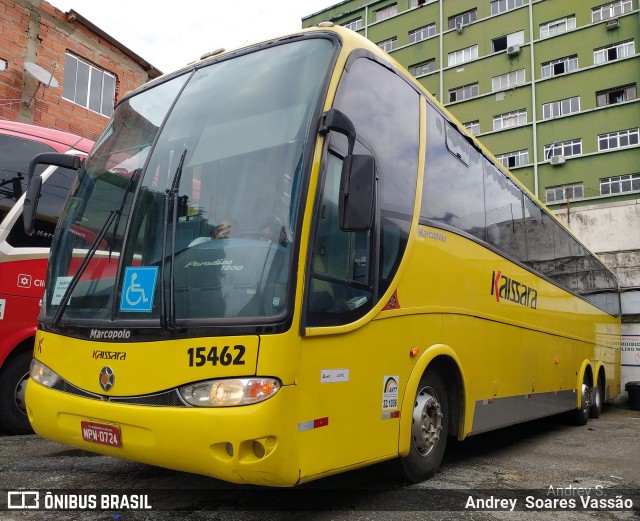 Kaissara - Viação Caiçara 15462 na cidade de Santos, São Paulo, Brasil, por Andrey  Soares Vassão. ID da foto: 9538175.