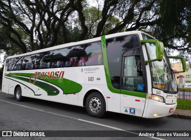 Viação Graciosa 141 na cidade de Curitiba, Paraná, Brasil, por Andrey  Soares Vassão. ID da foto: 9538652.