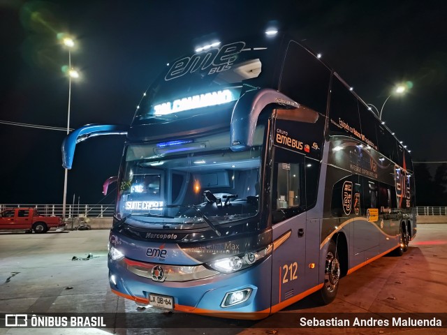 Pullman Eme Bus 212 na cidade de San Bernardo, Maipo, Metropolitana de Santiago, Chile, por Sebastian Andres Maluenda. ID da foto: 9538812.