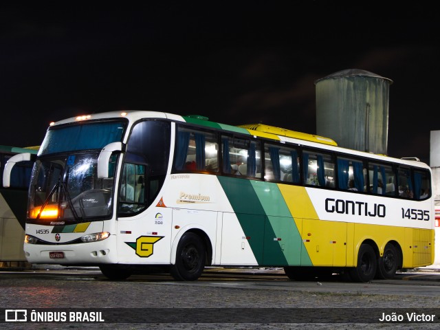 Empresa Gontijo de Transportes 14535 na cidade de Feira de Santana, Bahia, Brasil, por João Victor. ID da foto: 9540510.