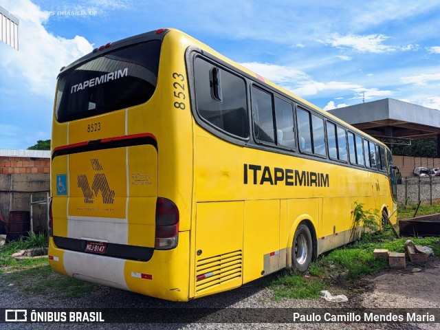 Viação Itapemirim 8523 na cidade de SIA, Distrito Federal, Brasil, por Paulo Camillo Mendes Maria. ID da foto: 9539383.