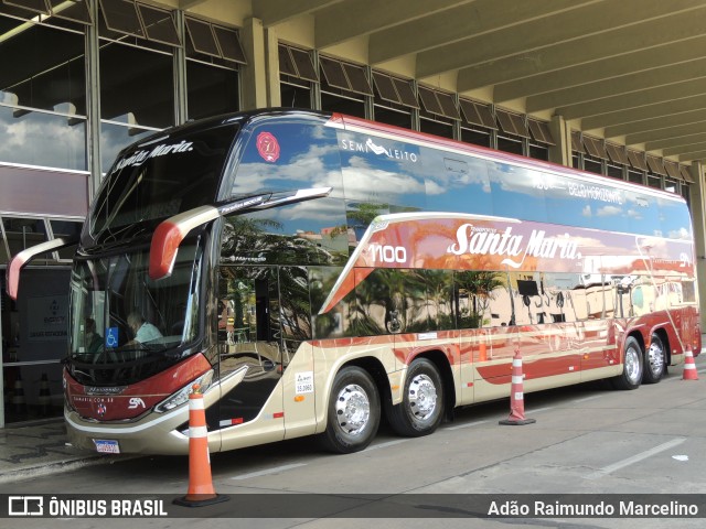 Santa Maria Fretamento e Turismo > Transportes Santa Maria(SP) 1100 na cidade de Belo Horizonte, Minas Gerais, Brasil, por Adão Raimundo Marcelino. Número da foto: #9540280.
