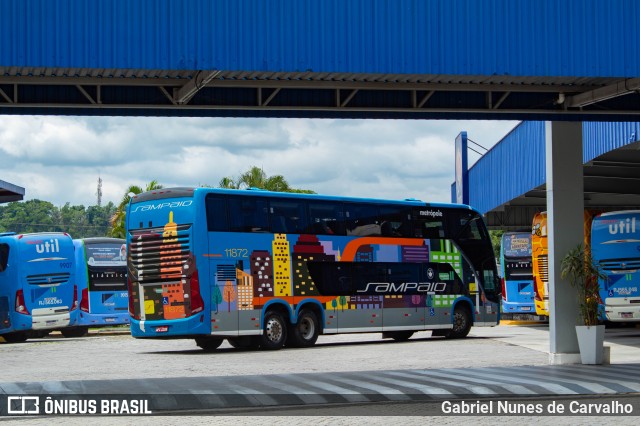Viação Sampaio 11872 na cidade de Resende, Rio de Janeiro, Brasil, por Gabriel Nunes de Carvalho. Número da foto: #9538021.