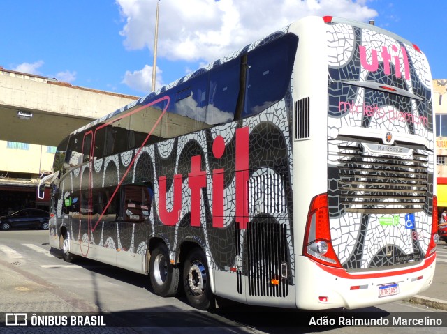 UTIL - União Transporte Interestadual de Luxo 13104 na cidade de Belo Horizonte, Minas Gerais, Brasil, por Adão Raimundo Marcelino. ID da foto: 9540362.