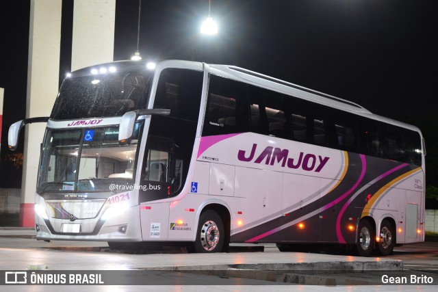 Viação Jam Joy 11021 na cidade de Imperatriz, Maranhão, Brasil, por Gean Brito. Número da foto: #9539054.