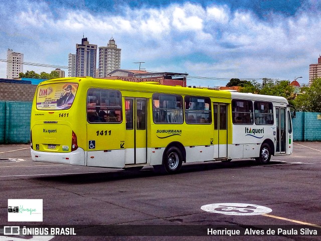 Viação Itaqueri 1411 na cidade de Piracicaba, São Paulo, Brasil, por Henrique Alves de Paula Silva. ID da foto: 9539743.