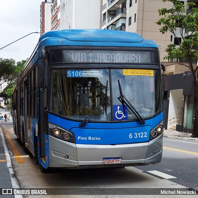 Viação Paratodos > São Jorge > Metropolitana São Paulo > Mobibrasil 6 3122 na cidade de São Paulo, São Paulo, Brasil, por Michel Nowacki. Número da foto: #9538416.