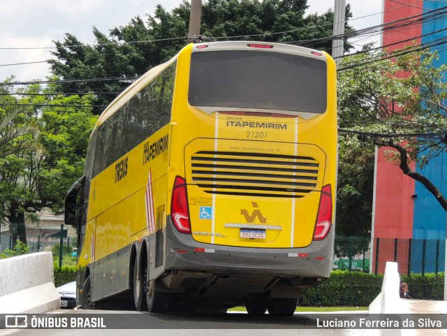 Viação Itapemirim 21201 na cidade de São Paulo, São Paulo, Brasil, por Luciano Ferreira da Silva. ID da foto: 9538633.