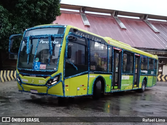 Viação Pendotiba 2.1.171 na cidade de Niterói, Rio de Janeiro, Brasil, por Rafael Lima. Número da foto: #9540253.