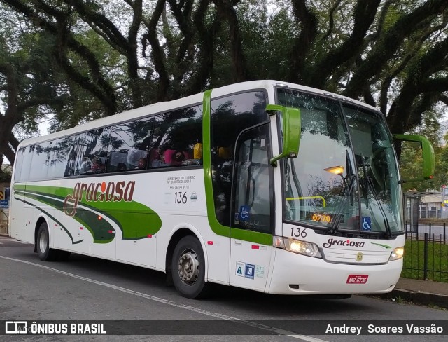 Viação Graciosa 136 na cidade de Curitiba, Paraná, Brasil, por Andrey Soares Vassão. Número da foto: #9538540.