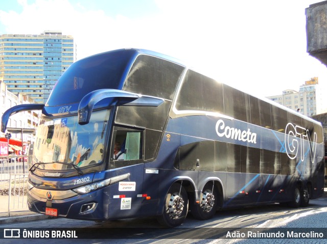 Viação Cometa 719302 na cidade de Belo Horizonte, Minas Gerais, Brasil, por Adão Raimundo Marcelino. ID da foto: 9540433.