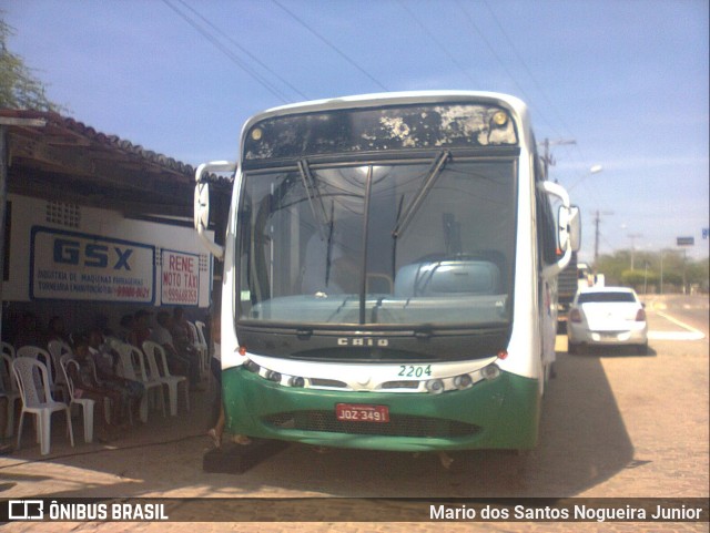 Ônibus Particulares 2204 na cidade de Piritiba, Bahia, Brasil, por Mario dos Santos Nogueira Junior. Número da foto: #9538184.