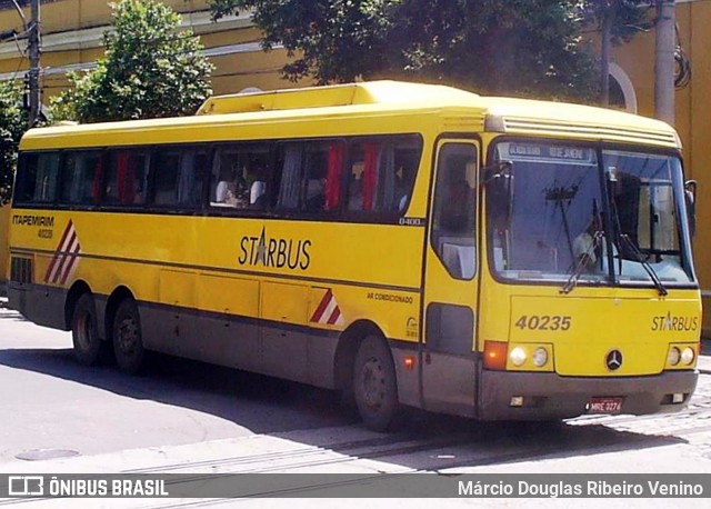 Viação Itapemirim 40235 na cidade de Rio de Janeiro, Rio de Janeiro, Brasil, por Márcio Douglas Ribeiro Venino. ID da foto: 9540833.